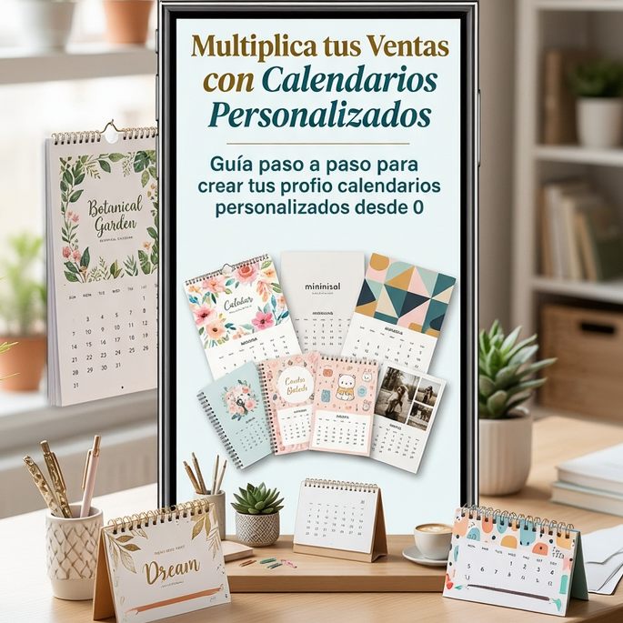 Multiplica tus Ventas con Guia para Crear Calendarios Personalizados: Guia paso a paso  🎁